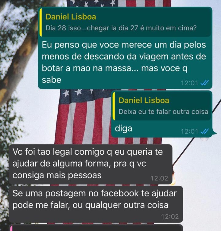 Viaje Com Emprego Daniel Lisboa - Trabalhar nos EUA